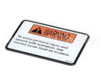 168571 Henny Penny Label-Service Cover