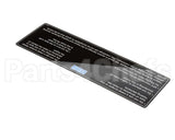168573 Henny Penny Acrylic Label