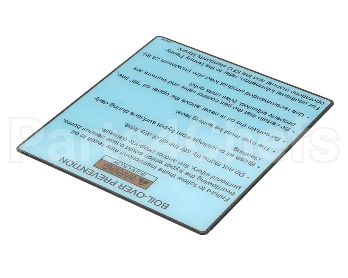 168575 Henny Penny Label-Boilovr Prevent,Kfc,Evol