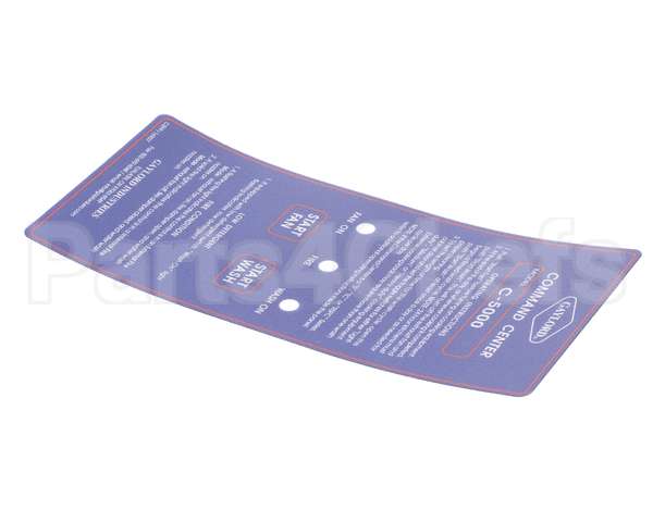 16907 Gaylord C-5000 Mylar Faceplate