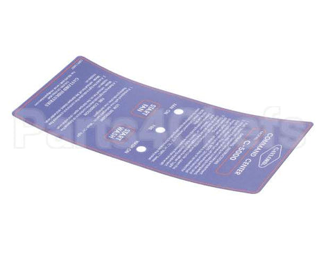 16907 Gaylord C-5000 Mylar Faceplate