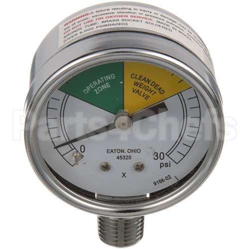 16910 Compatible Henny Penny Pressure Gauge - 2" Dial