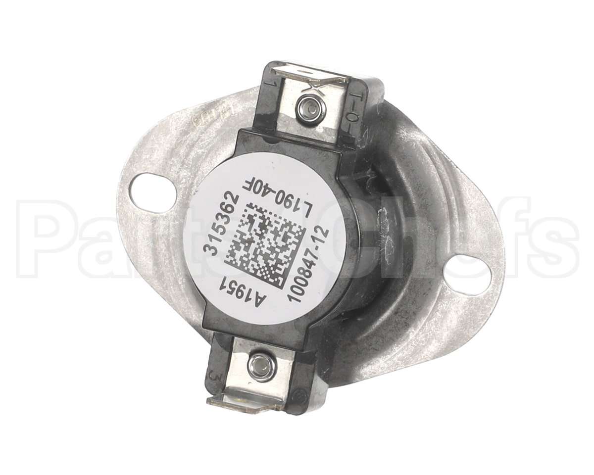 16W74 Lennox Limit Control Spst 190F Close