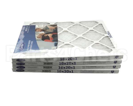 16X20X1-M13-C-P4 Carrier Merv 13 1" Air Filter, 16"X20"X1", 4 Pac