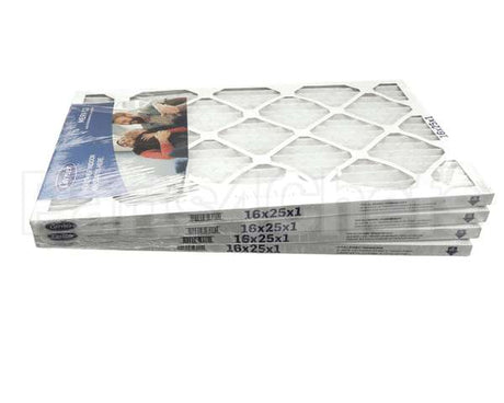 16X25X1-M13-C-P4 Carrier Merv 13 1" Air Filter, 16"X25"X1", 4 Pac