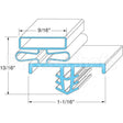 1701288 Compatible Delfield Door Gasket