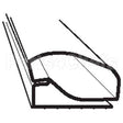 17020-2043 Compatible Carter Hoffman Gasket, 23-1/4 X 48, 3 Side