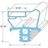 1702640 Compatible Delfield Door Gasket