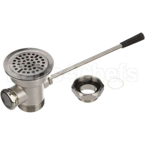 1705-1020-1000 Compatible Standard Keil Waste Drain - 3" Sink Opening, Lever