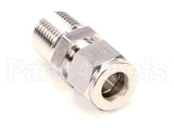17111 Broaster Connector Comp 1/2 Od X 1/2 Npt