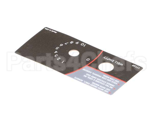 17169-1 Vollrath Label Control
