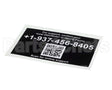 171752 Henny Penny Label-Tech Support, Intl