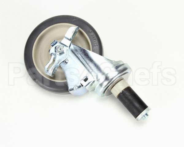 175562 Duke Caster, Stem With Brake 5X1-1/4 S