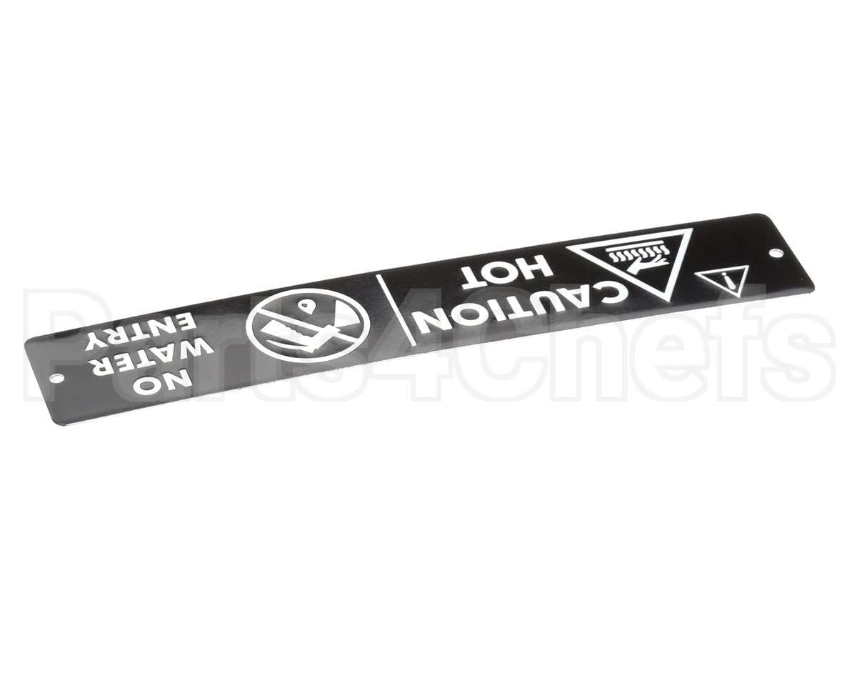 175636 Duke Label- Caution Hot 3/4"Hi