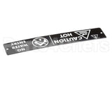175636 Duke Label- Caution Hot 3/4"Hi