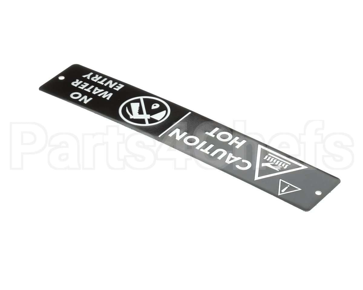 175636 Duke Label- Caution Hot 3/4"Hi