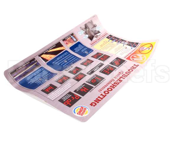 175779 Duke Label,Troubleshooting Chart Do