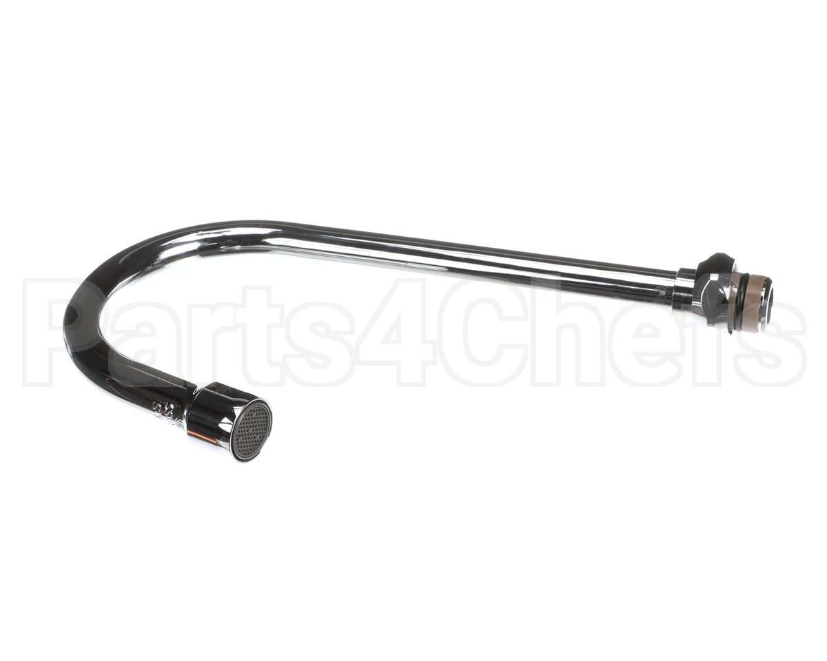 179X-A22 T&S Brass 4-3/8 Swivel Gooseneck, B-0199-01 2.2 Gp