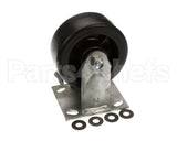 1801-5 Montague Casters 5 Ridged Plate Style 5