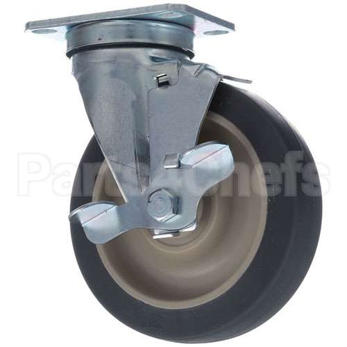 18022-1 Compatible Dynamic Cooking Plate Mount Caster W/Brk 5 W 2-3/8 X 3-5/8