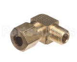 18044 Nieco Elbow, Brass Male, 5/16" Tube