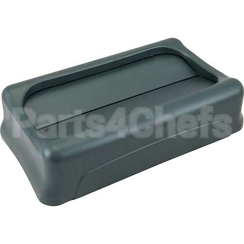 1829400 Compatible Rubbermaid Slim Jim Swing Lid Green