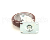 18301-5224 Carter Hoffmann 5 Swivel Red Poly Delrin