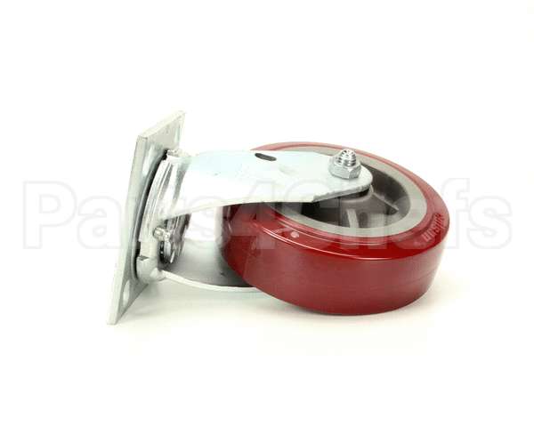 18301-6214 Carter Hoffmann 6" Swivel Red Poly -Cw-