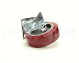 18301-6215 Carter Hoffmann 6" Swv Red Poly W/Bk