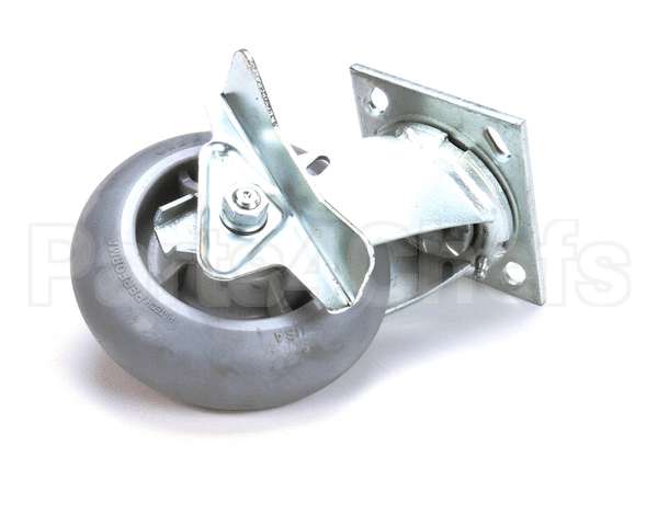 18301-6435 Carter Hoffmann 6" Grey Swivel W/Brk Rubb