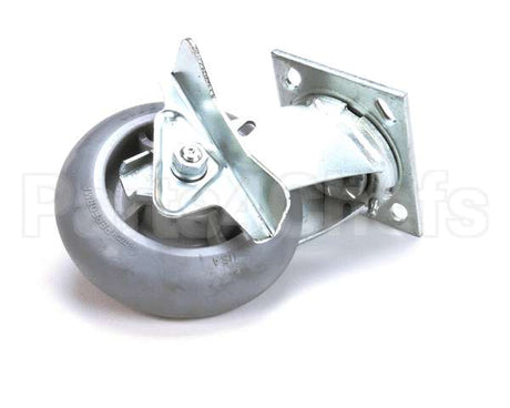 18301-6435 Carter Hoffmann 6" Grey Swivel W/Brk Rubb