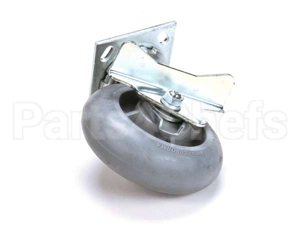 18301-6435 Carter Hoffmann 6" Grey Swivel W/Brk Rubb