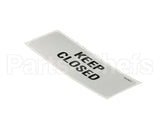 18312-0497 Carter Hoffmann Keep Closed Decal