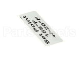 18312-0554 Carter Hoffmann Decal, 158 +/-15 Deg F