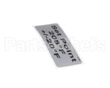18312-0555 Carter Hoffmann Decal, 208 +/-15 Deg F