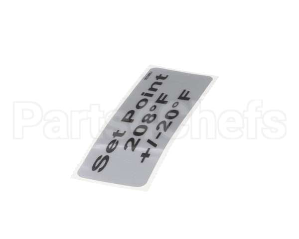 18312-0555 Carter Hoffmann Decal, 208 +/-15 Deg F