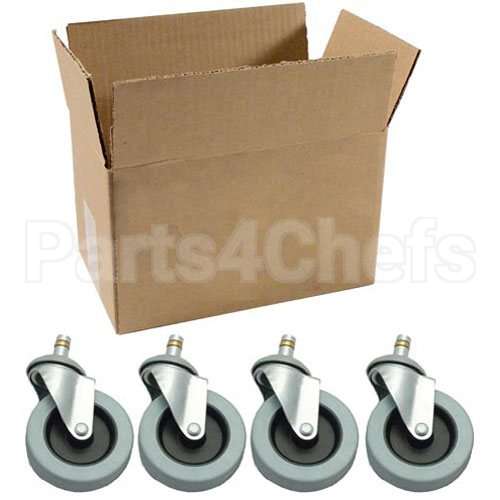 1859135 Compatible Rubbermaid 2 1/2 In Caster Kit Set Of 4