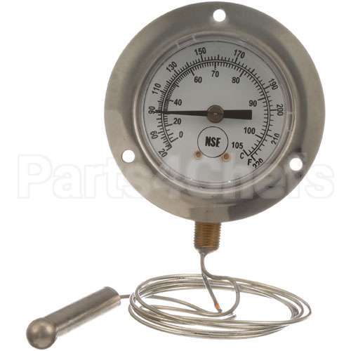 18616-0010 Compatible Carter Hoffman Thermometer2, 20-220 F, 3" Flan