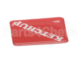 19-420-0002 Wunder-Bar Domed Label - Ketchup