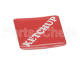19-420-0002 Wunder-Bar Domed Label - Ketchup