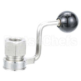 19248-C Compatible Ultrafryer Disconnect, Hose, Fem, W/O Knob