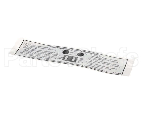 1940 Grindmaster Cecilware Decal, Maintenance Guide