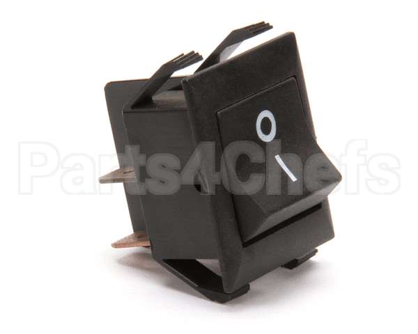 19620 Blodgett Switch, Rocker Dpst Mom Black