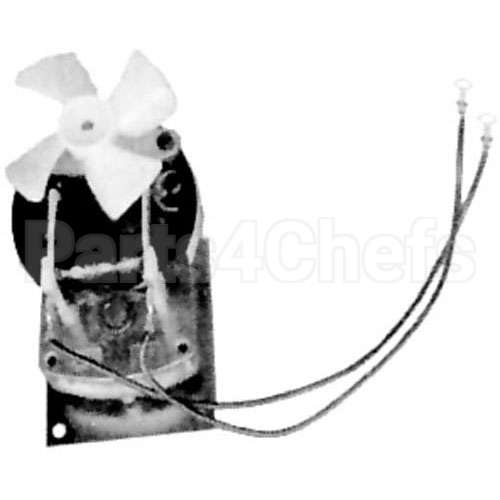 197-83 Compatible Prince Castle Motor 115V W/Mount Bracket/Fan
