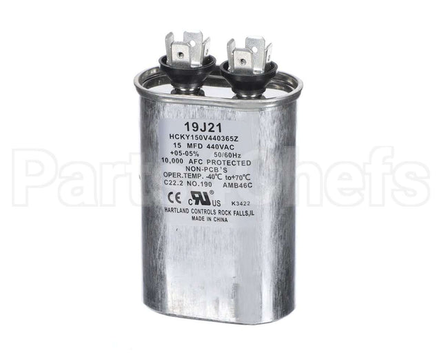 19J21 Lennox Capacitor 15Mfd@440V Oval