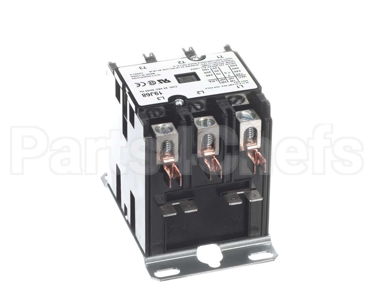 19J68 Lennox 1/C Contactor, Triple Pole 40A,24V Coil