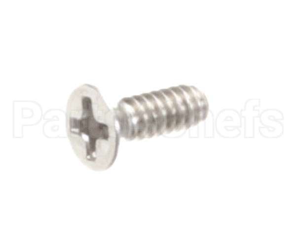 1H81661650 Hussmann Screw Mac F/H Phil Ss 6-32 3/8