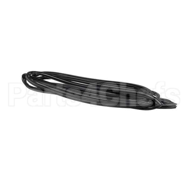 2-627GASKET Compatible Continental Ref Black Glass Door Gasket, 60X21X0.625