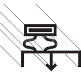 2-712 Compatible Continental Gasket, Drawer, 24-1/8"X12-3/8"