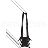 20-02-553P Compatible Rational Door Gasket - Silicone